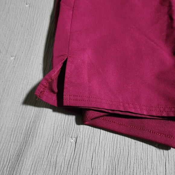 Scrubstar Drawstring Scrub Pants Stretch Burgundy Red Size Medium - Picture 7 of 9